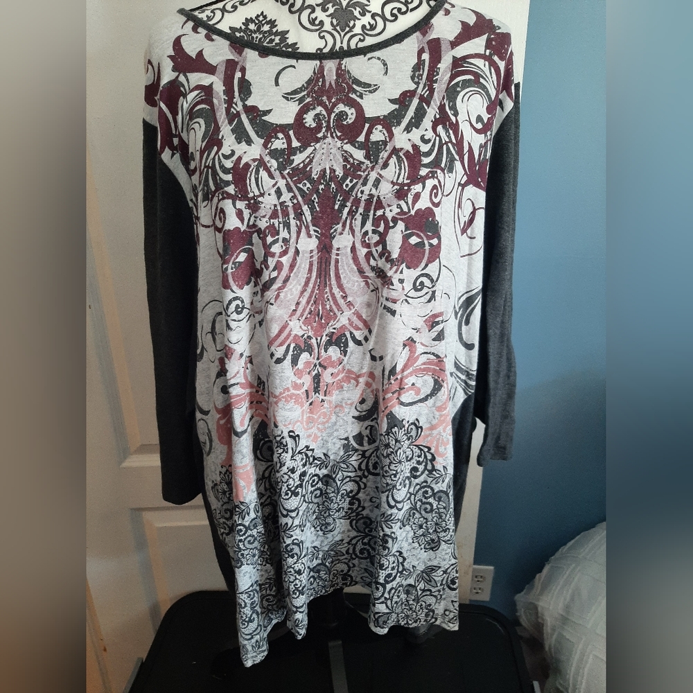Women's 3/4 sleeve shirt size 3X CJ Banks